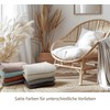 DerF HOME Muslin Blanket White 150 x 200 cm -