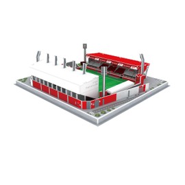 Megableu 678292 3D Stade Francis-le BLE-Brest Puzzle for Adults and Children Easy to Assemble Numbered Pieces No Glue or Tools Required-Age 7+ Decorative Items, Red