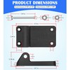 1023 Tilt-Up Mounting Bracket Fits for Scotty Downrigger Models 1080-1116,