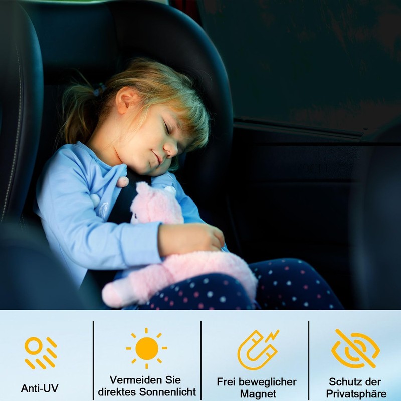 Tyafzzn Sun Protection Curtain Car, Pack of 2 Sun Protection