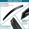 Window Visors Rain Guards Compatible with 2004-2010 Toyota Sienna,Acrylic Window