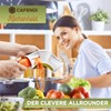 Cafendi Spiral Cutter - 3-in-1 Hand Spiral Cutter for Vegetable