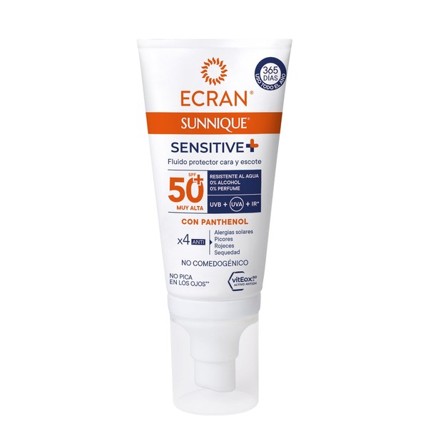 ECRAN SUNNIQUE - Sun Cream - Sunnique Sensitive+ Fluido Protector