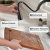 QFN Black Kitchen Faucet with Pull Down Sprayer, High Arc