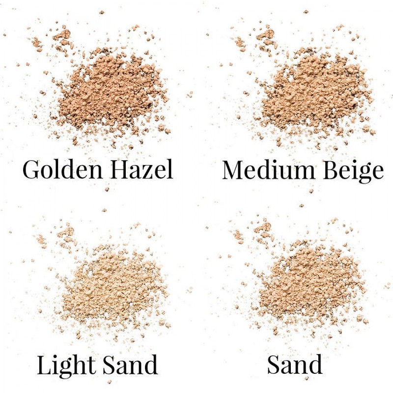 Benecos Natural Mineral Powder, Light Sand, 10 g