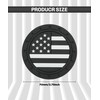 bylikeho 4PCS Cup Holder Coasters,Car Accessories American Flag Car Cup