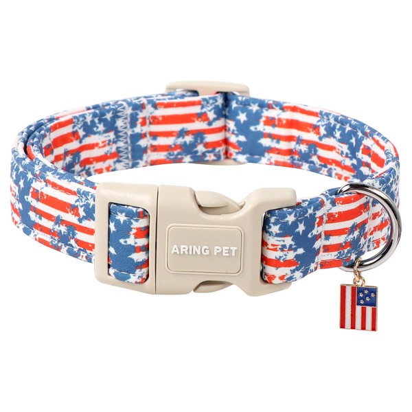 ARING PET 4th of July Dog Collar-Cute Patriotic Dog Collars,