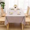 smiry Rectangular Table Cloth Wipe Clean 140x200 cm, Wipeable Water