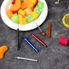 Metal Toothpicks, Pack of 5 Titanium Toothpicks, Reusable, Portable Toothpicks