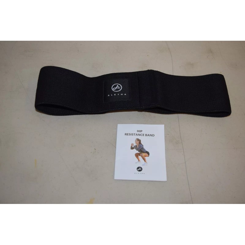 Aletha Hip Resistance Band Non-Slip Black Medium Resistance