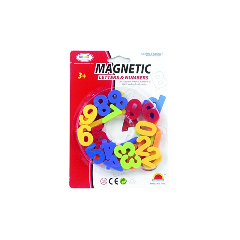 First Classroom Magnetic Numbers & Symbols in a Circle Blister