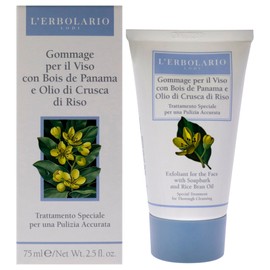 L'Erbolario Soapbark And Rice Bran Oil Exfoliant - With Smoothing Microgranules - Removes All Impurities And Dead Skin Cells - Refines Skin Texture - Leaves Face Soft And Velvety - 2.5 Oz Cleanser