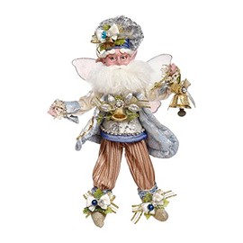 Goodwill Mark Roberts 28cm Santa Fairy Christmas Bells - Silver
