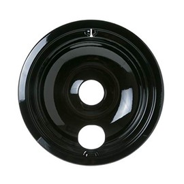 GE® Elec Range Black Inch Prcln Drip Bowl