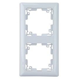 UNITEC Genoa Double Cover Frame (Pack of 1) Ultra White