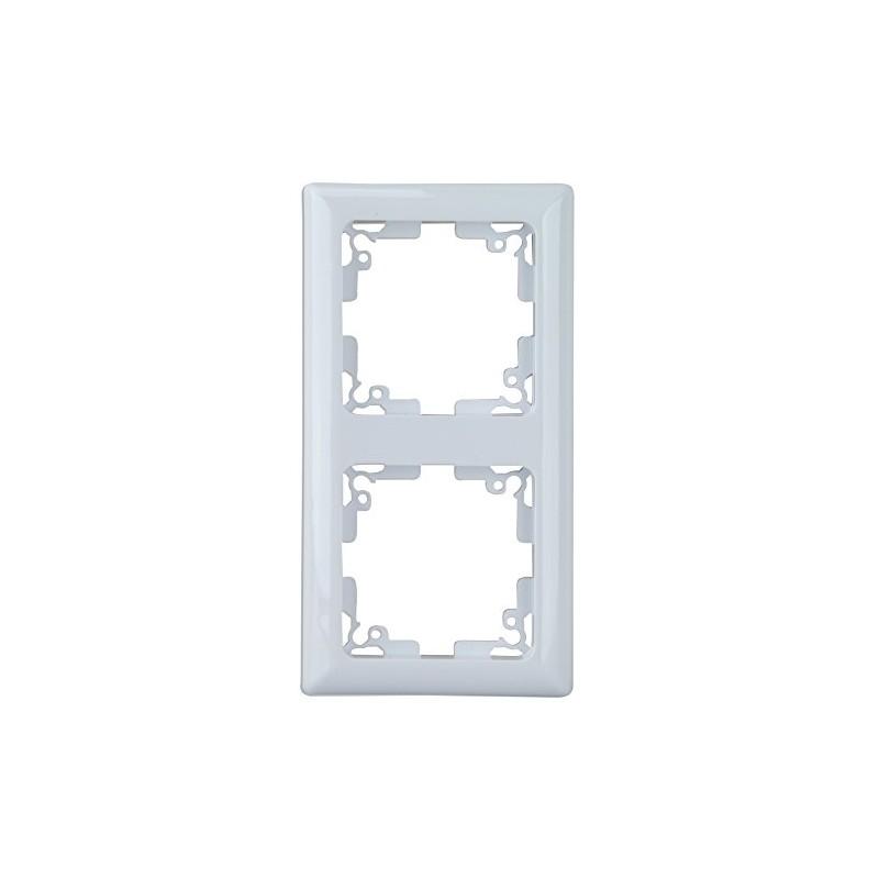 UNITEC Genoa Double Cover Frame (Pack of 1) Ultra White