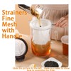 4 PCS Extra Fine Mesh Strainer Bags with Handle, Reusable