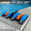 Commercial-Grade 4.4 LB Weighted Pool Vacuum Head with Swivel Handle,