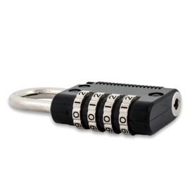 FJM Security SX-575 Combination Padlock with Key Override and Code Discovery, Pack of 2 with 1 Key