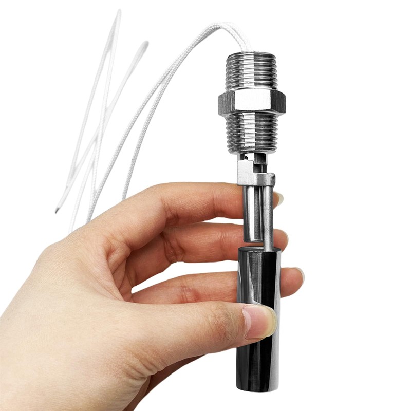 Stainless Steel Liquid Level Sensor, 1/2 NPT Male Thread Side