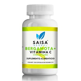 Bergamota Cítrica Y Vitamina C 120 Cápsulas Saisa Herbal