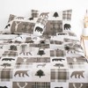 Wake In Cloud - Rustic Bed Sheets, 4-Piece Sheet Set,