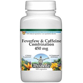 Feverfew and Caffeine Combination - 450 mg (100 Capsules, ZIN: 517008)