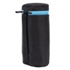 Zunate Camera Lens Bag, Waterproof Lens Bag with Zip, Metal