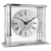 Acctim Acctim Mantel Clock, Metal, Silver, 13.7 x 15.5 x