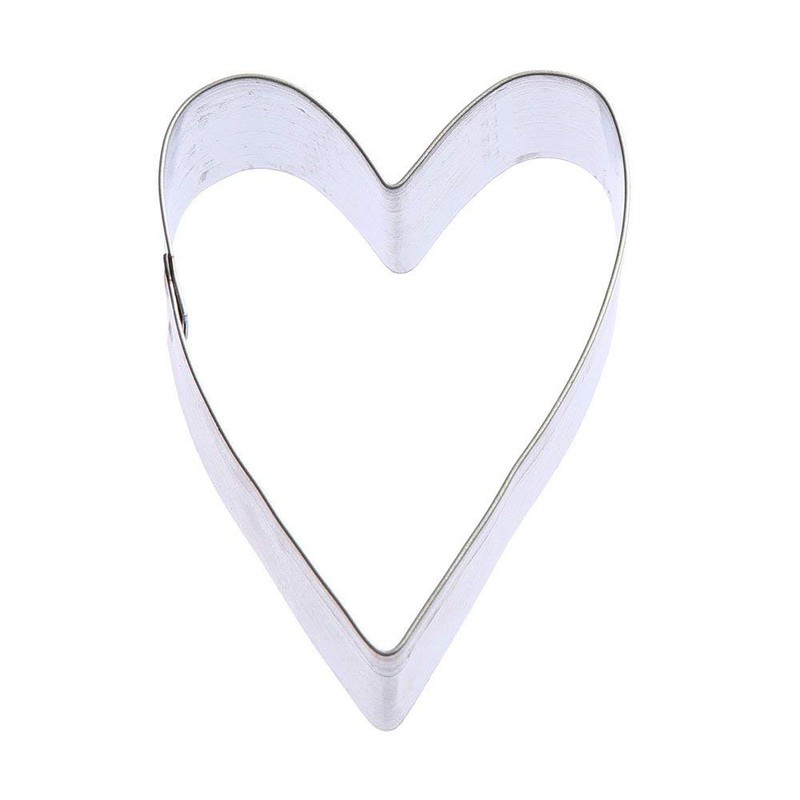 Foose Mini Primitive Heart Cookie Cutter- 2 inch- Made in