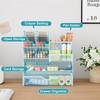 Marbrasse Mesh Pen Holder for Desk, Multi-Functional Pencil Organizer with
