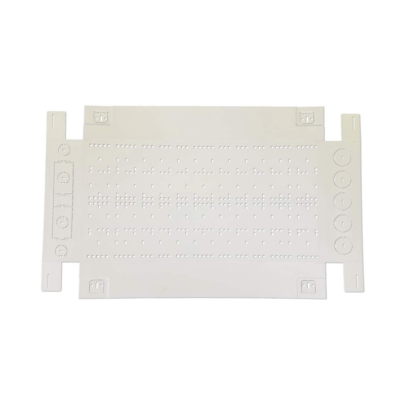 Benner-Nawman BN14304F 28" White Plastic WiFi-Friendly Foldable Structured Wiring Multi-Media