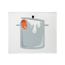 CafePress Lobster Pot Throw Blanket Super Soft Fleece Plush Throw Blanket, 60"x50"