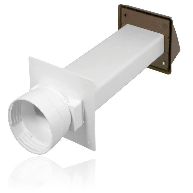 Spares2go External Wall Vent Cowl Kit for Indesit Vented Tumble