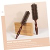 Baluue Wooden Hair Curling Comb Anti-static Hair Brush for Women