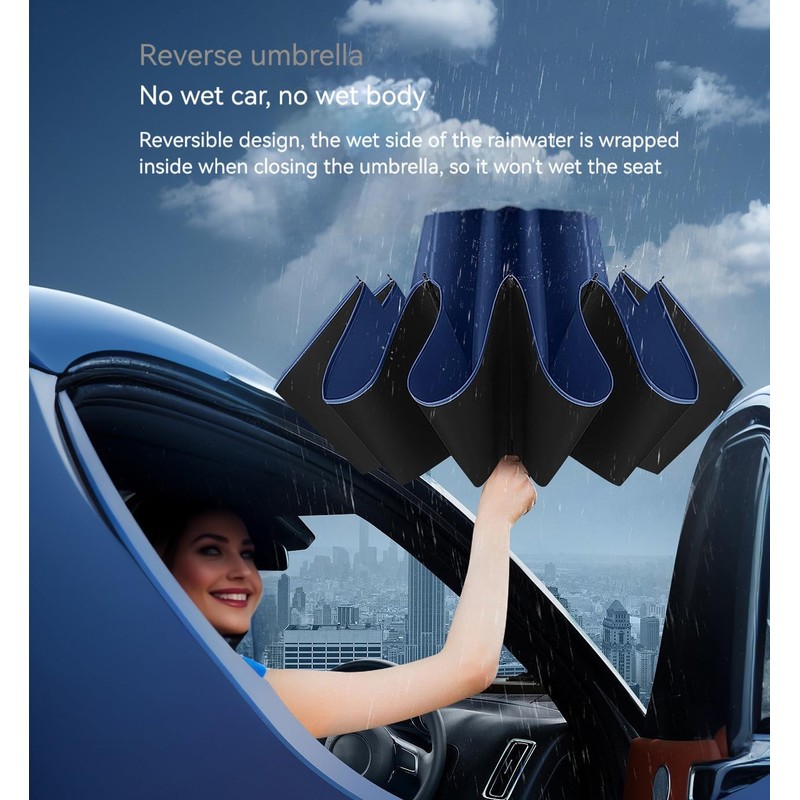 Meichoon Upgrade Super Large Size Umbrella for 3-4 Person Enhanced