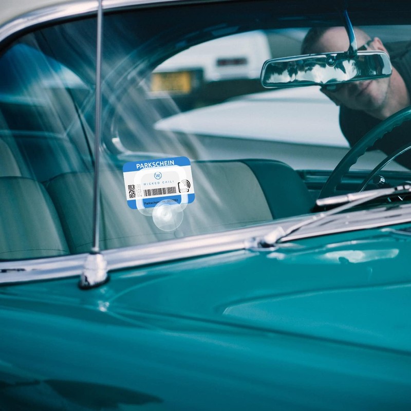 2X Parking Permit, Ticket and Note Holder for Car Windscreen,