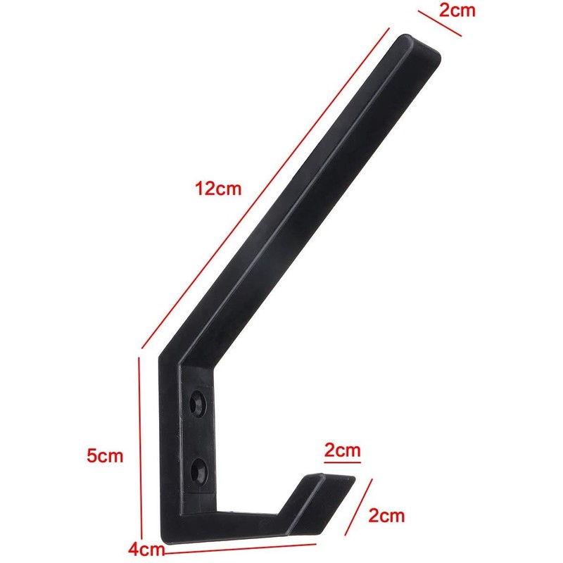 Fonture 4PCS Plastic Helmet Holders Hanging Hooks Wall Mounted Hangers