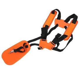 AIMALL Adjustable Double Shoulder Strap Harness for Brushcutter and Trimmers – Universal Fit for Husqvarna, Stihl, Echo, Poulan, and Includes Fuel Line Grommet