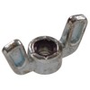 Hillman 43538 1/4-20 -Inch Nylon Insert Wing Nut, Zinc, 8-Pack