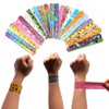 VANANA 30 PCs Slap Bracelets Slap Wrist Bands with 30