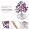 Nupuyai Amethyst Crystal Tree of Life Gemstone Feng Shui Tree