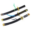 zonzxcv 2 Pcs Plastic Samurai Sword Katana Sword Toy Sword