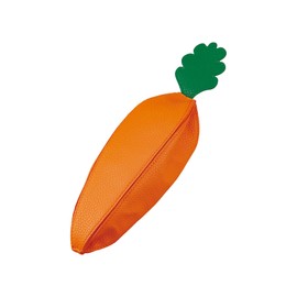 Marushin Yup! 0585016200 Carrot Food Funny Pencil Case, Cosmetic Pouch