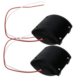 Xiaoyztan 2 Pcs DC12V 2300RPM Slow Massager Vibration Motor with Black Plastic Shell