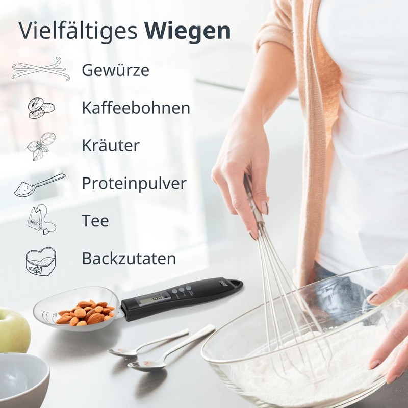 ADE Digital Spoon Scales Precise to 0.1 g | Exact