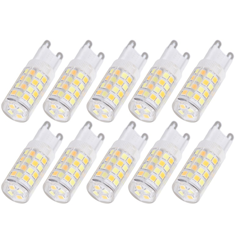 10PCS G9 220V LED Lamp Dimmable Ceramic LED Bulb Replace