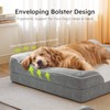 CWAWZ Extra Large Dog Bed, Orthopedic Dog Bed with Cooling