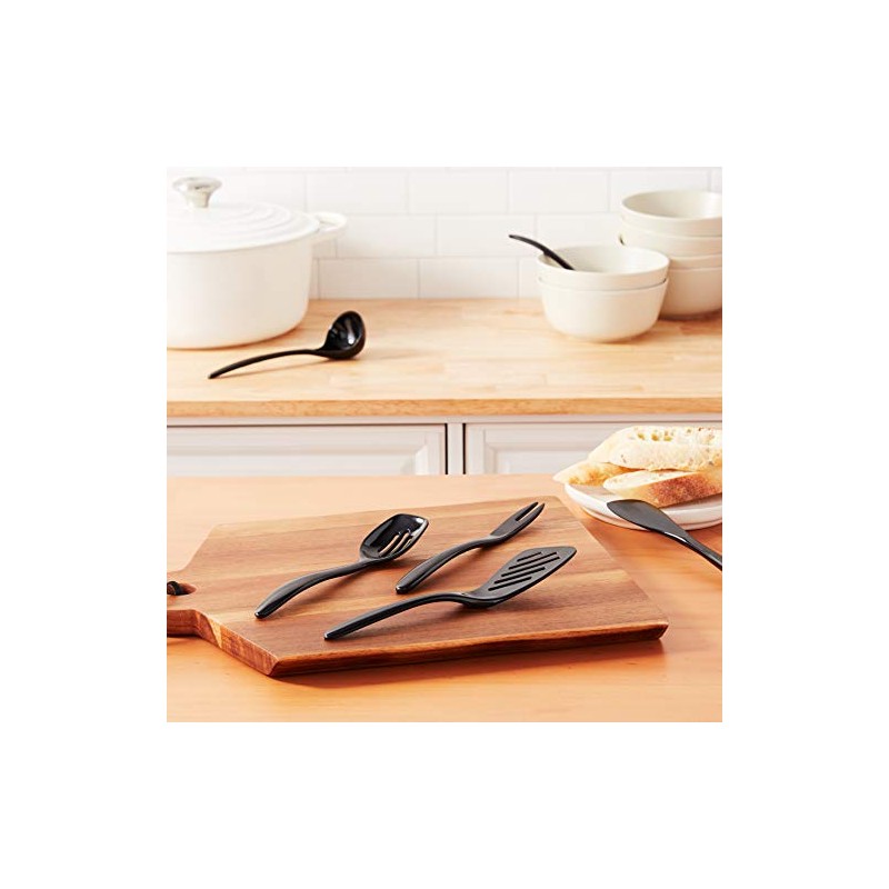 Hutzler 6 Piece Melamine Mini 7.5 Inch Cooking Utensil Set,