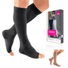 Mediven Plus Knee 20-30mmHg - Black(6wide-reg-ot-silic) by Mediven